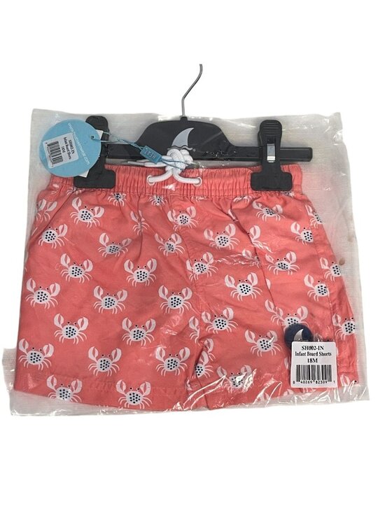 Heat Swimwear Other - New With Tags Heat Swimwear Infant Board Shorts Crabs Size 18 Month Beach Pool